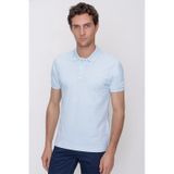 Morven Erkek A. Mavi Basic Polo Yaka Dynamic Fit T-shirt