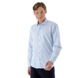 Morven Erkek A. Mavi Şamre Trend Slim Fit Gömlek