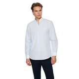 Morven Erkek A. MAVİ Slim Fit Dik Yaka Gömlek