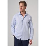 Morven Erkek A. Mavi Trend Slim Fit Italyan Yaka Gömlek - Buz Mavisi - 2XL