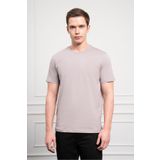 Morven Erkek AÇIK GRİ Basic Bisiklet Yaka Dynamic Fit Pamuk T-Shirt
