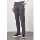 Morven Erkek Antrasit Pamuk Yan Cep Slim Fit Chino Pantolon