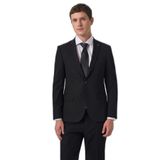 Morven Erkek Basic Slim Fit Takım Elbise Siyah 46