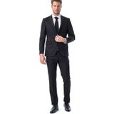 Morven Erkek Basic Slim Fit Takım Elbise Siyah