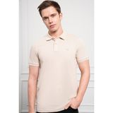 Morven Erkek Bej Basic Polo Yaka Dynamic Fit T-Shirt - XL