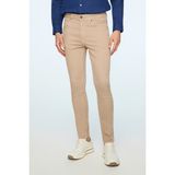 Morven Erkek Bej Denim 5 Cep Slim Fit Jean Kot Pantolon - 32