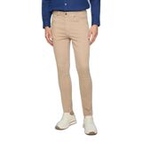 Morven Erkek Bej Denim 5 Cep Slim Fit Jean Kot Pantolon