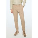 Morven Erkek Bej Poliviskon Trend Düz Slim Fit Pantolon