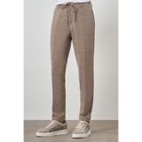 Morven Erkek Bej Trend Slim Fit İpli Jogger Pantolon