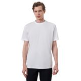 Morven Erkek Beyaz Trend Bisiklet Yaka T-Shirt