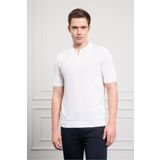 Morven Erkek Beyaz Trend Polo Yaka Dinamik Fit Rahat Kesim T-Shirt