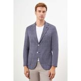 Morven Erkek Bordo Örme Slim Fit Torba Cep Mono Yaka Spor Ceket - 46 - 6 Drop