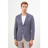 Morven Erkek Bordo Örme Slim Fit Torba Cep Mono Yaka Spor Ceket
