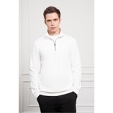 Morven Erkek Ekru Femuarlı Bato Yaka Dynamic Fit Rahat Kesim Sweatshirt