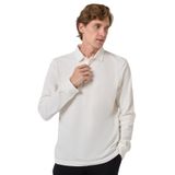 Morven Erkek Ekru Pamuk Trend Ağaç Kabuğu Desen Dinamik Fit Polo Yaka Sweat-Shirt