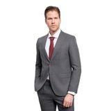 Morven Erkek Füme Trend Slim Fit Dar Kesim Sivri Yaka Takım Elbise