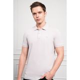 Morven Erkek Gri Basic Polo Yaka Dynamic Fit T-Shirt - 2XL