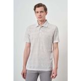 Morven Erkek Gri Trend Dinamik Fit Polo Yaka T-Shirt