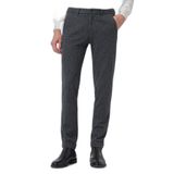 Morven Erkek Gri Trend Slim Fit Lastikli Fermuarlı Pantolon