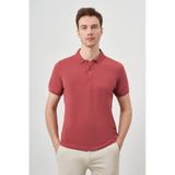 Morven Erkek Gül Basic Polo Yaka Dynamic Fit T-shirt