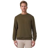 Morven Erkek Haki Basic Bisiklet Yaka Sweatshirt