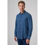 Morven Erkek Indigo Trend Dynamic Fit Denim Gömlek - İndigo - XL