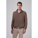 Morven Erkek Kahve Keten Bomber Mont - XL