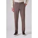 Morven Erkek Kahve Pamuk Trend Dynamic Fit Chino Pantolon - Kahverengi - 52