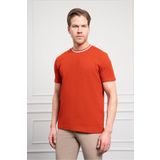 Morven Erkek Kiremit Trend Bisiklet Yaka Dinamik Fit T-Shirt
