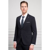 Morven Erkek Lacivert Basic Slim Fit Sivri Yaka Takım Elbise - 44 - 6 Drop