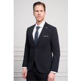 Morven Erkek Lacivert Basic Slim Fit Sivri Yaka Takım Elbise