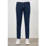 Morven Erkek Lacivert Denim 5 Cep Slim Fit Jean Kot Pantolon