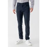 Morven Erkek Lacivert Mevsimlik Pamuk 5 Cep Slim Fit Jean Pantolon