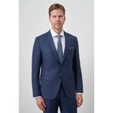 Morven Erkek Lacivert Poliviskon Slim Fit Mono Yaka Takım Elbise