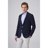 Morven Erkek Lacivert Polyester Trend Desenli Slim Fit Ceket - 54 - 6 Drop
