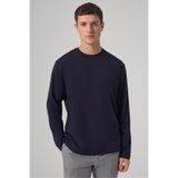 Morven Erkek Lacivert Trend Bisiklet Yaka Rayon Sweatshirt
