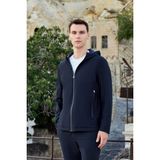 Morven Erkek Lacivert Trend Çift Taraflı Kapüşonlu Mont - XL