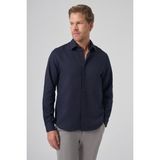 Morven Erkek Lacivert Trend Dynamic Fit Sert Yaka Gömlek - 2XL