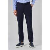 Morven Erkek Lacivert Yazlık Pamuk Yan Cep Slim Fit Chino Pantolon