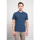 Morven Erkek Marine Basic Polo Yaka Dynamic Fit T-shirt
