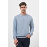 Morven Erkek Mavi Basic Bisiklet Yaka Sweat-Shirt