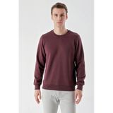 Morven Erkek Mürdüm Basic Bisiklet Yaka Sweat-shirt