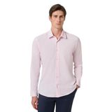 Morven Erkek Pembe Slim Fit Sert Yaka Gömlek
