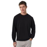 Morven Erkek Siyah Basic Bisiklet Yaka Sweatshirt