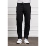 Morven Erkek Siyah Dynamic Fit Rahat Kesim Chino Pantolon