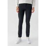 Morven Erkek Siyah Mevsimlik Pamuk 5 Cep Slim Fit Jean Pantolon