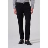 Morven Erkek Siyah Pamuk Trend Dynamic Fit Chino Pantolon - 48