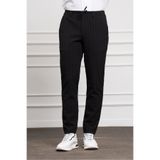 Morven Erkek Siyah Poliviskon Jogger Dynamic Fit Rahat Kesim Pantolon