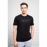 Morven Erkek Siyah Trend Bisiklet Yaka Pamuk Dinamik Fit T-Shirt - XL