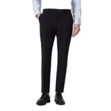 Morven Erkek Siyah Trend Slim Fit Yandan Lastikli Pantolon